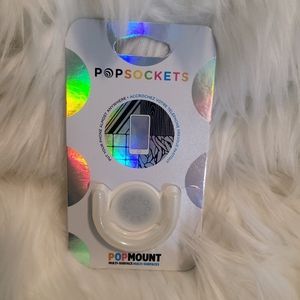NEW PopSockets Mount for All PopSockets Grips - Clear